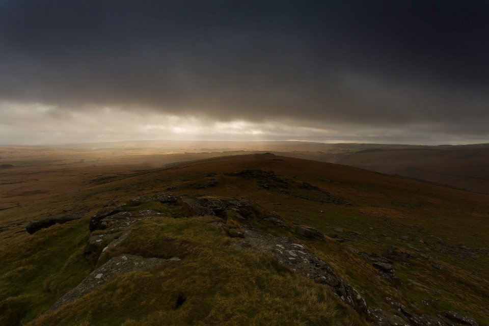 ridge and rain